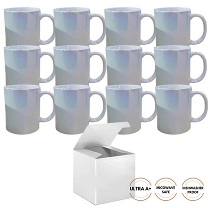 11 oz Pearl Iridescent Sublimation Mug